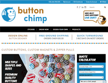 Tablet Screenshot of buttonchimp.com